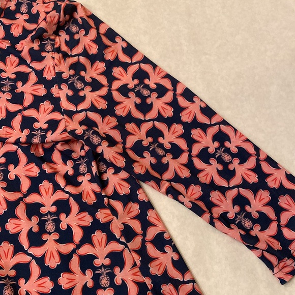 Simply Southern NWT blue and pink knit tunic w/handkerchief hem size S - Picture 5 of 6